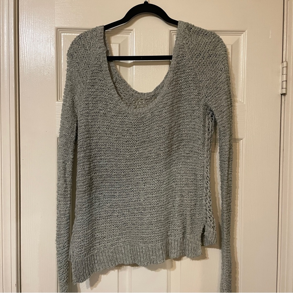 a&f oversized knit sweater